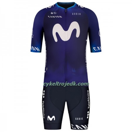 Cykeltøj + Cykelshorts 2023 Movistar Team Blå